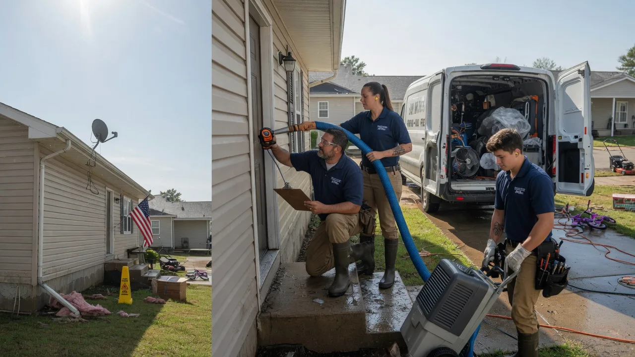 Ceiling Water Damage Restoration in Mitchell, NE near me